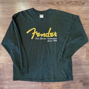 Vintage Fender Guitar Long-Sleeve Tee, size XL